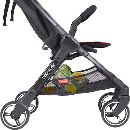 Phil & Teds Go V1 Adjustable Baby Stroller Suitable for Newborn Lemon 5kg