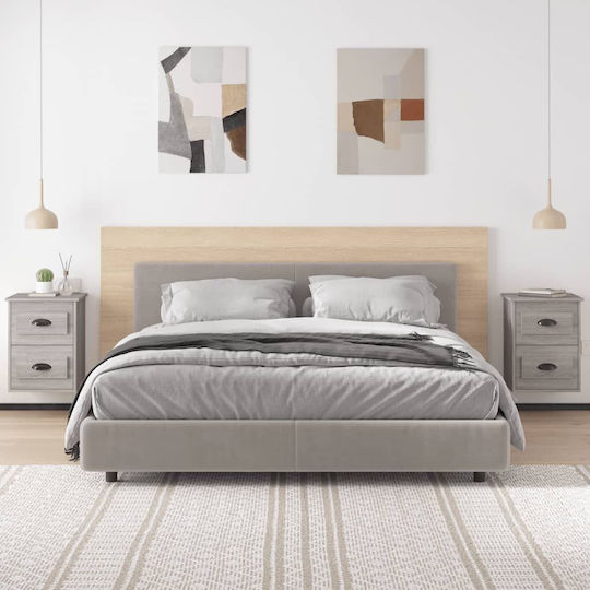 Nachttische Grey Sonoma 2Stück 41.5x36x53cm