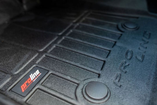Frogum Set of Front and Rear Mats 4pcs Tray Type for Mercedes-Benz V Volkswagen Golf / Jetta Ford Edge 2003-2009 Black