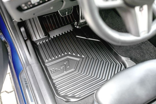 Frogum Set of Front and Rear Mats 4pcs Tray Type for Volkswagen Passat / Passat CC / Passat Alltrack Ford Edge 2008-2016 Black