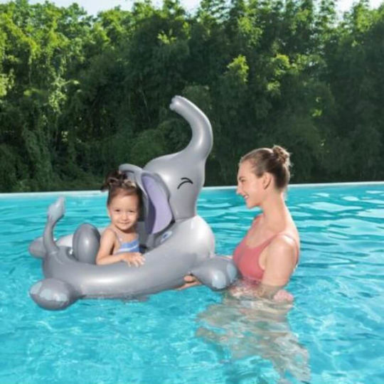 Bestway Σωσίβιο Swimtrainer με Διάμετρο 96.5εκ. Γκρι Ελεφαντάκι