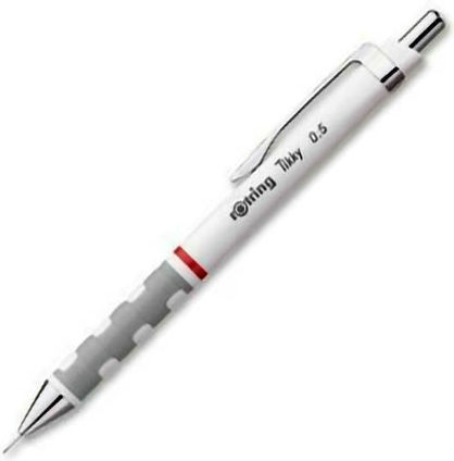 Rotring Tikky Mechanical Pencil for Drawing 1pcs White