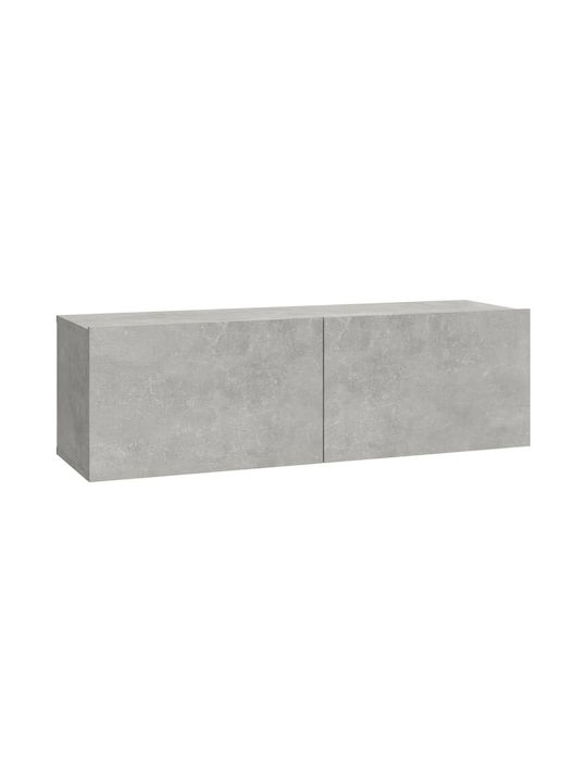 Living Room TV Unit Gray L100xW30cm