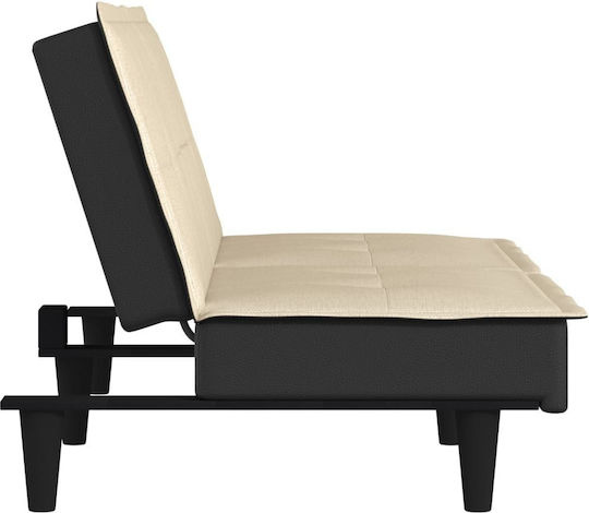 Dreisitzer Sofa Bett Crem