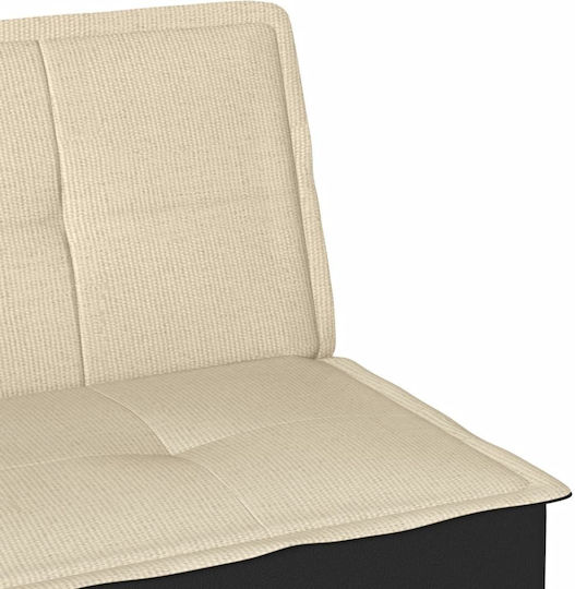 Dreisitzer Sofa Bett Crem