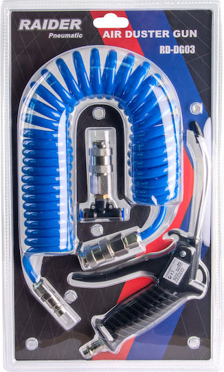 Raider 089803 Φυσητήρας Αέρος με Λάστιχο 5m & Βαλβίδα