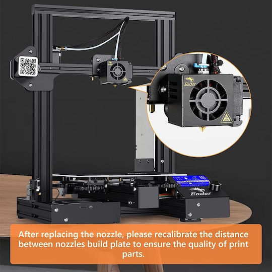 Creality3D Nozzle for 3D Printer 0.2mm / 0.3mm / 0.4mm / 0.5mm / 0.6mm / 0.8mm / 1mm MK8