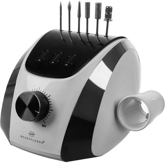 Beautylushh Nail Drill Power 68W Gray with Pedal with 35000 Rotations per Minute