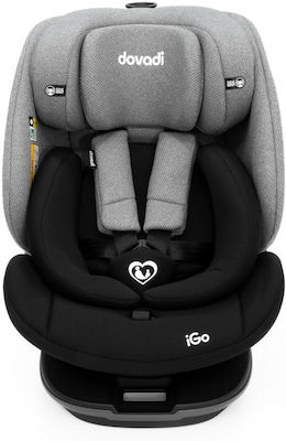 Dovadi Καθισματάκι Αυτοκινήτου iGO i-Size 0-36 kg με Isofix Black-Grey