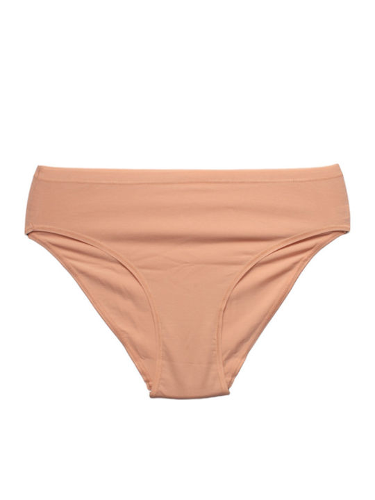 Βαμβακερά Γυναικεία Slip 3Pack Μπεζ