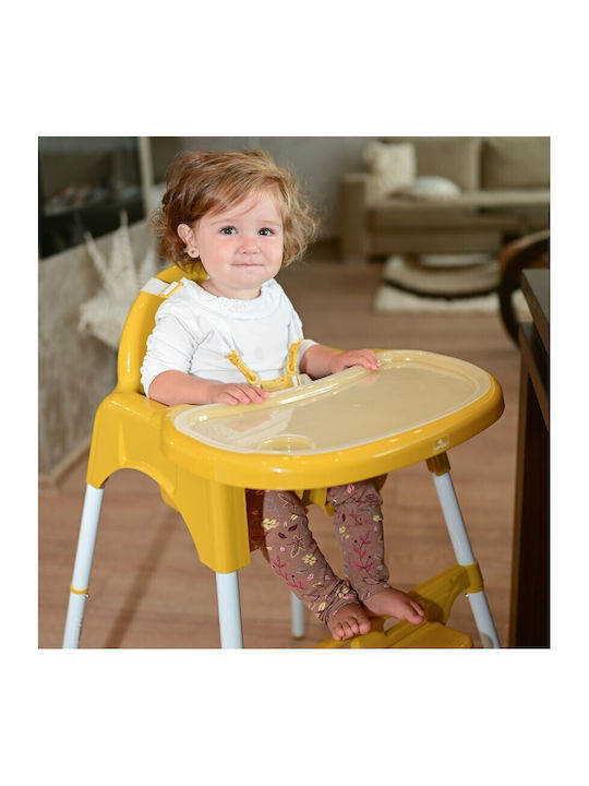 Lorelli Amaro Baby Highchair with Adjustable Height Artic Blue