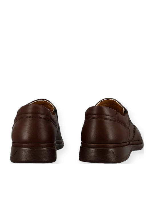 Δερμάτινα Ανδρικά Slip-On Καφέ