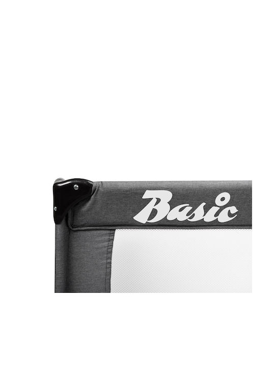 Caretero Basic Кошара за игра с Матрак Сив 126x65см