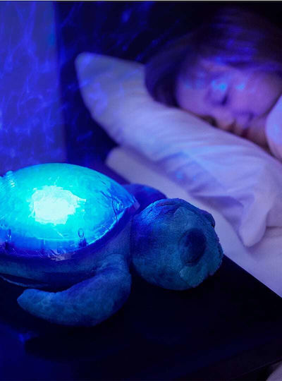 Cloud b Παιχνίδι Ύπνου Tranquil Turtle από Ύφασμα με Φως για Νεογέννητα