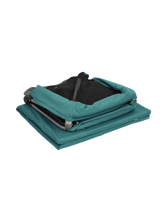vidaXL Loc de joacă cu Saltea Verde 110x82cm
