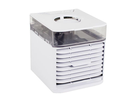 Mini-Klimaanlage USB Mit Wasser Und Beleuchtung 7.5W 14.5x17x16cm Weiß 16030