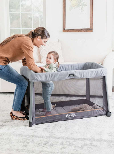 Graco Foldlite Shadow Playpen with Mattress Gray 105x63.5cm