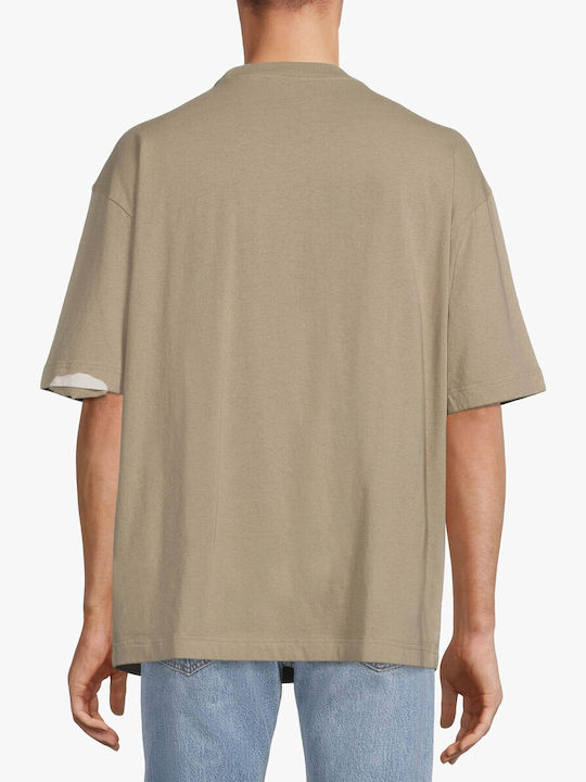 Diesel Men's Short Sleeve T-shirt Khaki