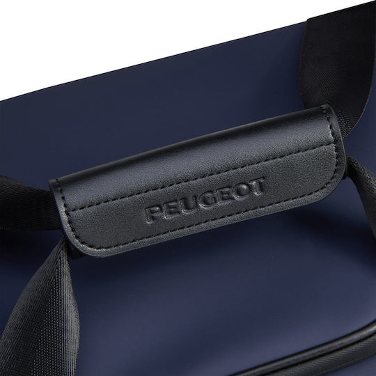 Delsey Peugeot Voyages Σακ Βουαγιάζ Navy Blue με Ρόδες Υφασμάτινο Μ77xΠ37xΥ38εκ.