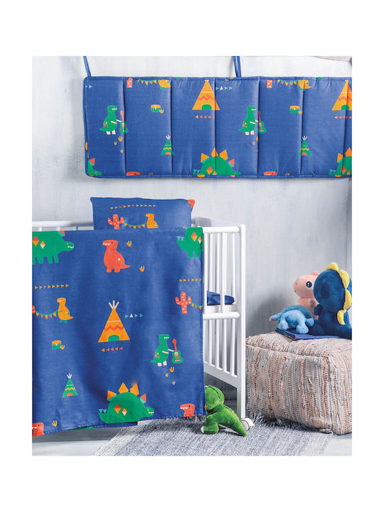 Rythmos Tobias Set Kids Duvet Cover Single with Pillowcase Cotton Blue 110x160cm