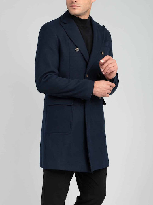 Vittorio Artist Men's Coat Blue