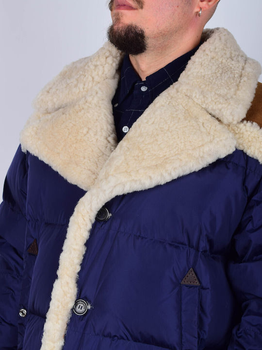 Χειμωνιάτικο Μπουφάν Puffer Μπλε