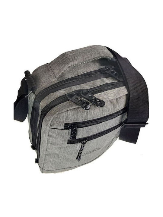 Skyforce Large Men's Bag Shoulder / Crossbody Gray