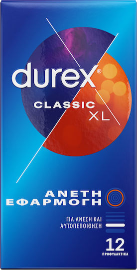 Durex Προφυλακτικά Classic XL 12τμχ 57mm