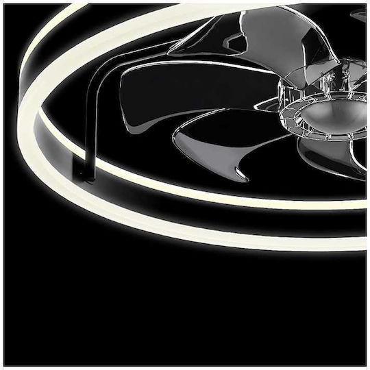 Life Halo Ceiling Light 50cm with Light Grey / Black