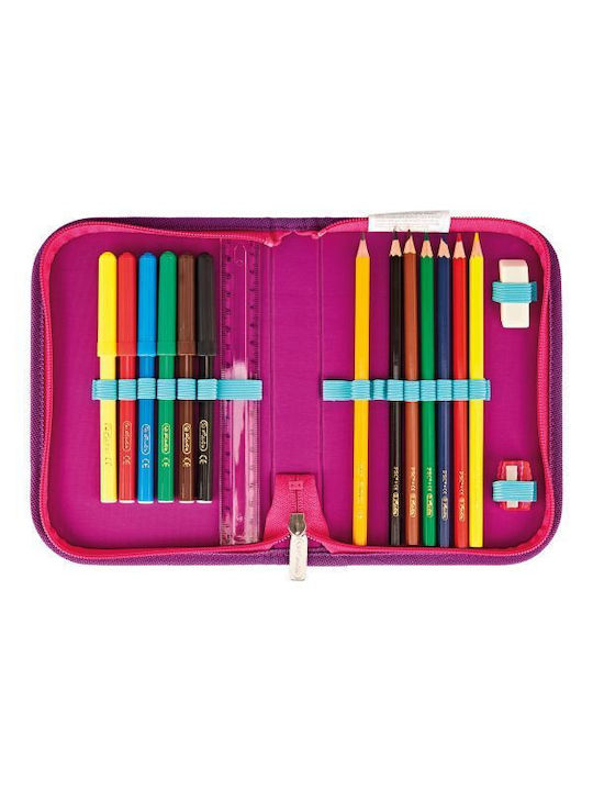 Herlitz Loop Plus Funky Horse Ghiozdan Școlar de Spate Scoala primara în culoarea Fuchsia