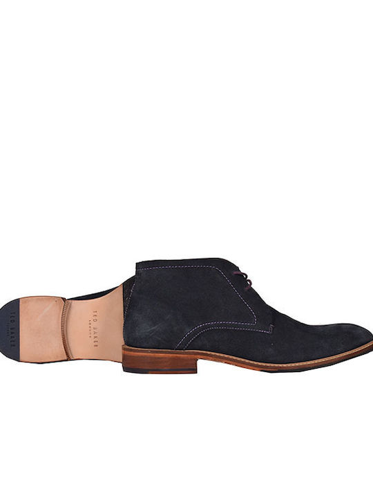 Linnus Suede Μαύρα Ανδρικά Μποτάκια