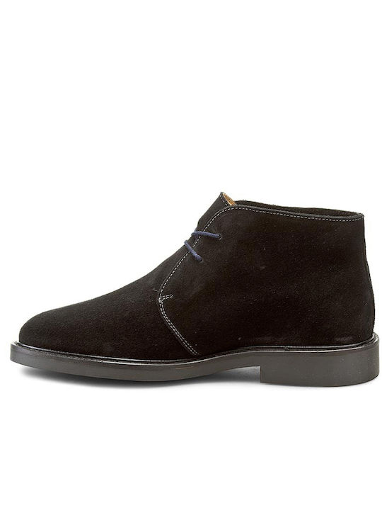 Spencer Suede Μαύρα Ανδρικά Μποτάκια