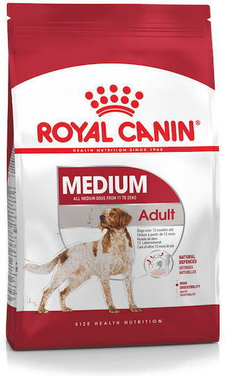 Royal Canin Medium Adult 10kg Dry Food for Adult Medium Breed Dogs with Corn and Poultry