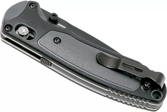 Benchmade Mini Boost Briceag Negru în Toc