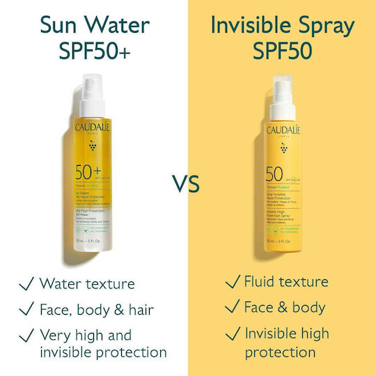 Caudalie Vinosun Слънцезащитен Лосион За Лице и Тяло SPF50 Под Формата на Спрей 150ml