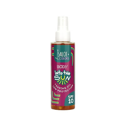 Aloe Colors Into The Sun Crema protectie solara Ulei pentru Corp SPF10 în Spray 150ml