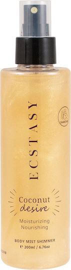 Ecstasy Perfumes Coconut Desire Body Mist Shimmer 200ml