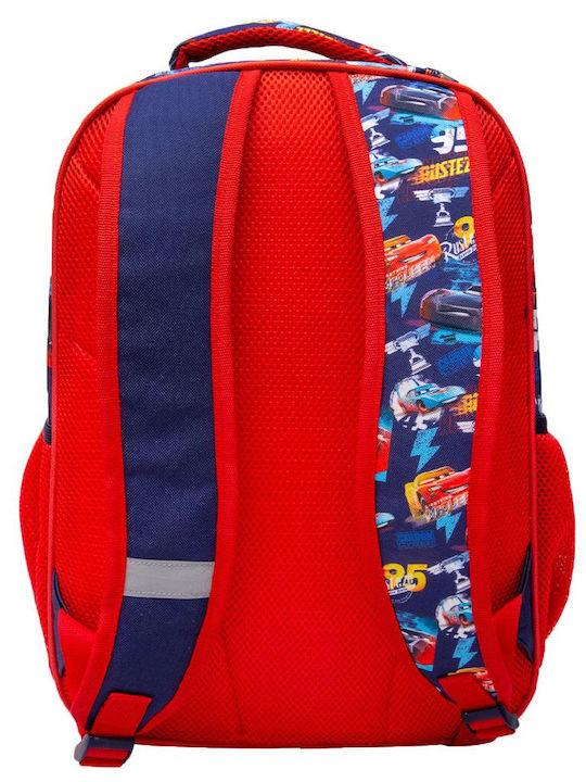 Must Cars School Bag Backpack Elementary, Elementary in Blue color