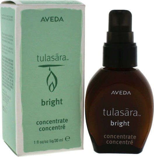 Aveda Tulasara Bright Concentrate Moisturizing & Anti-aging Serum Face with Vitamin C for Radiance & Dark Spots 30ml
