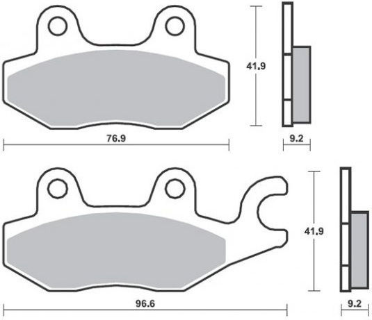 Braking Plăcuțe De Frână Pentru Motociclete Înainte Pentru Kymco Agilitate 125 DINK Mare Dink Vespa 50