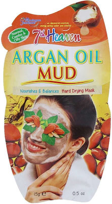 7th Heaven Argan Oil Mud Face Cleansing Mask 15gr