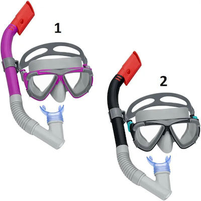 Bestway Kids' Diving Mask Set with Respirator Pink 21-03480