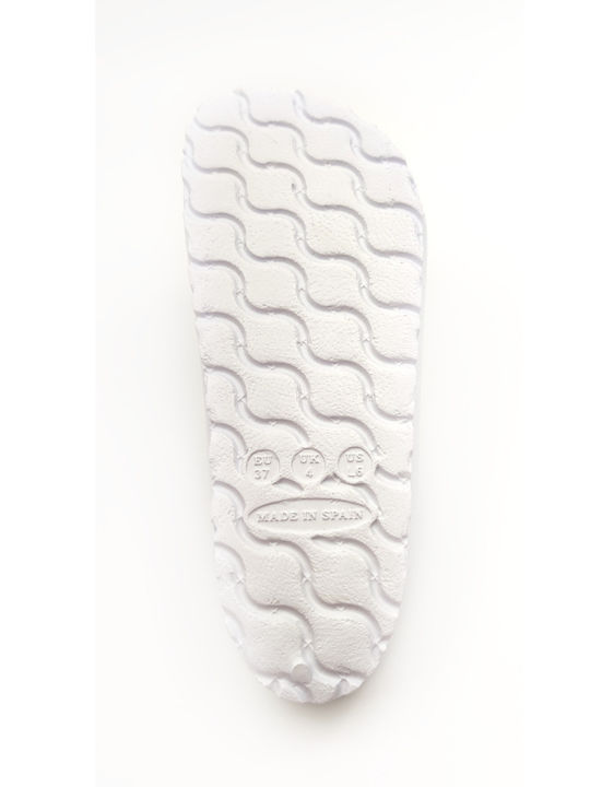 Wanda Men's White Flip Flops