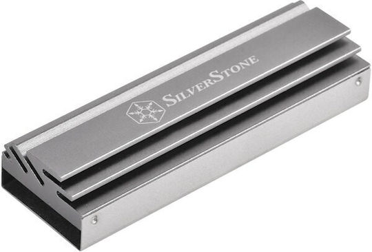 Silverstone M.2 Passive Cooler Aluminum Titanium Grey M.2 SSD-Kühlung Gray