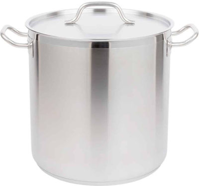 GTSA Stainless Steel Marmite Capacity 25lt with Diameter 32cm. and Cap