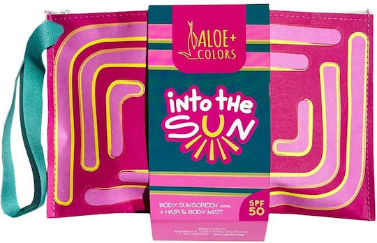 Aloe Colors Into The Sun SPF30 Σετ με Αντηλιακό Σώματος & Νεσεσέρ SPF30 3τμχ