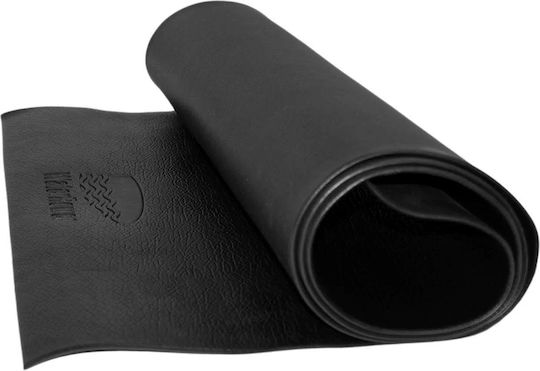 Waterrower Boden Bodenbelag für Turnhallengeräte Fitnessstudio Schwarz 228.6x91.44x0.635cm 1Stück