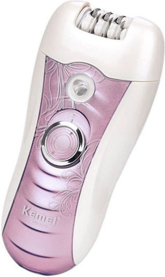 Kemei 3 in 1 Σετ Αποτρίχωσης Epilator για το Σώμα KM-3012 Ροζ