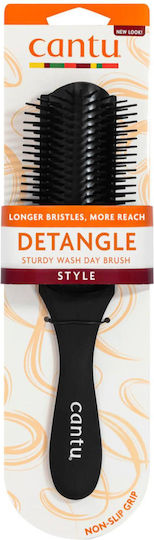 Cantu Detangle Sturdy Wash Day Βούρτσα Μαλλιών Μαύρη