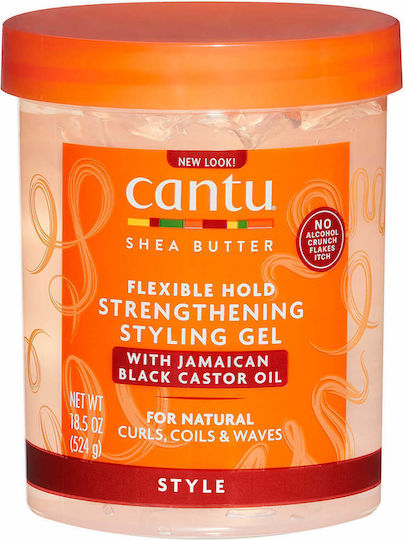 Cantu Maximum Hold Tinted Hair Gel for Gray Hair 547.12ml